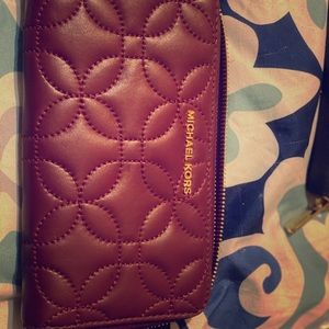 Michael Kors velvet wallet
